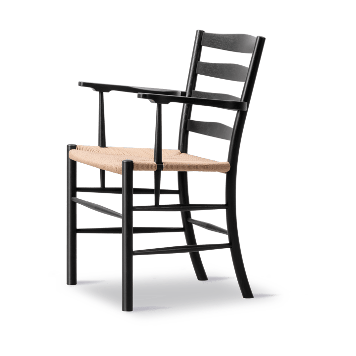 Fauteuil Klint - Tressé naturel-chêne noirci - Fredericia Furniture