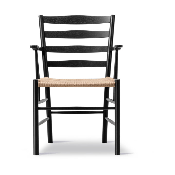 Fauteuil Klint, Tressé naturel-chêne noirci Fredericia Furniture
