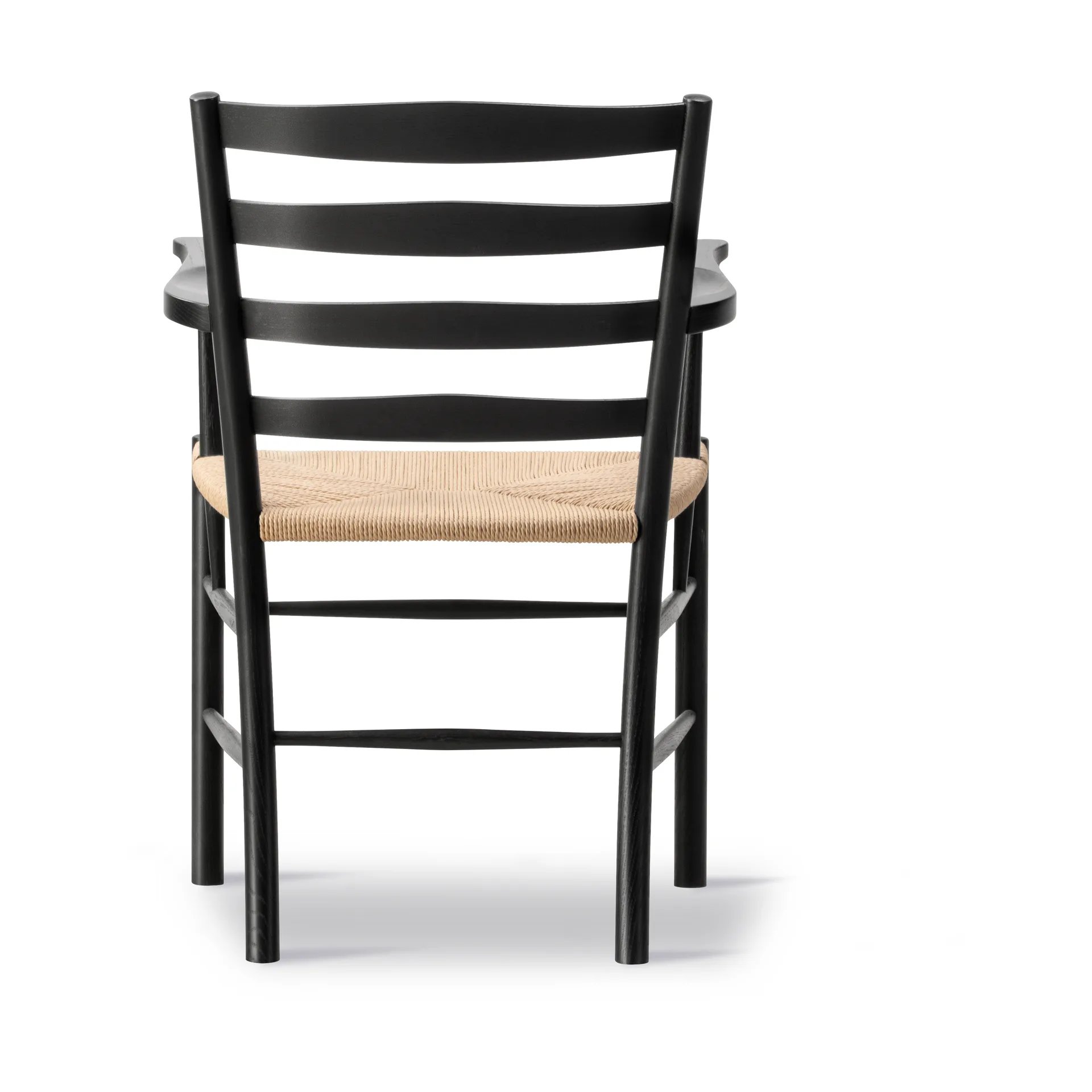 Fauteuil Klint, Tressé naturel-chêne noirci Fredericia Furniture