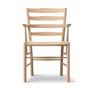 Fauteuil Klint - Tressé naturel-chêne savonné - Fredericia Furniture