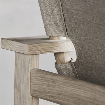 Fauteuil The Canvas Chair - Canvas naturel-pieds clair huilé, incl. coussin Canvas - Fredericia Furniture