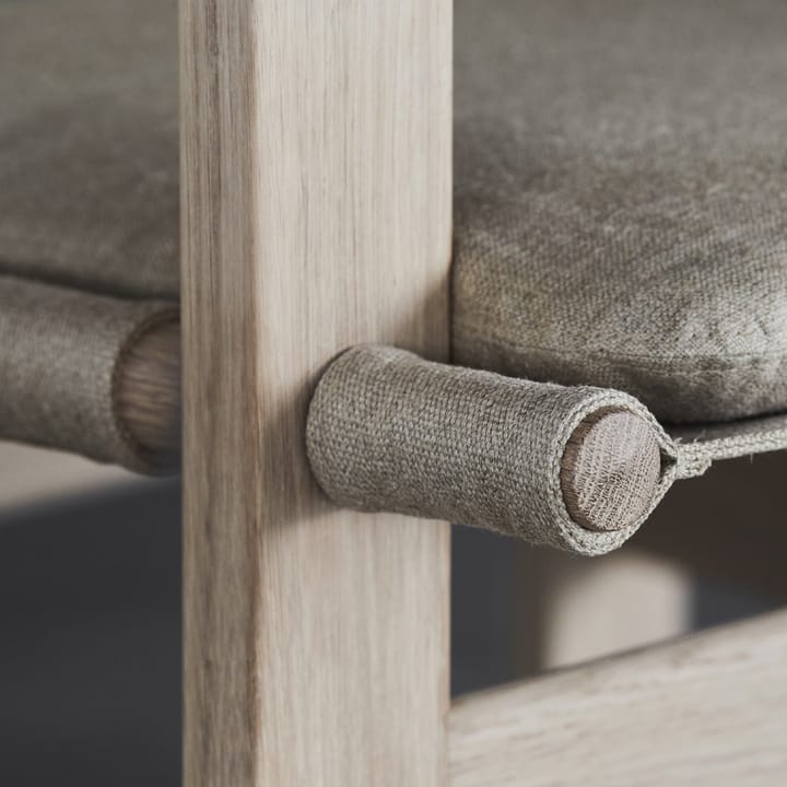 Fauteuil The Canvas Chair, Canvas naturel-pieds savonnés Fredericia Furniture