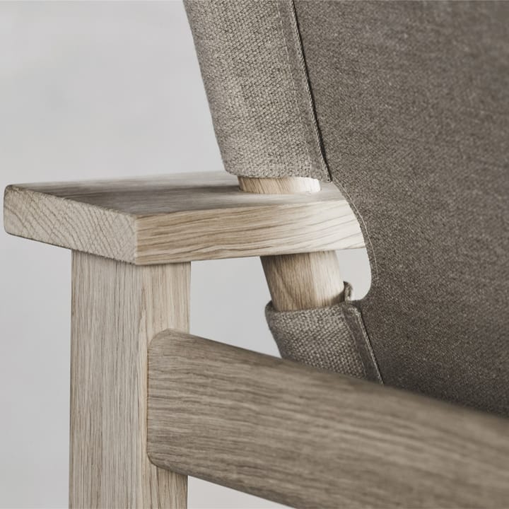 Fauteuil The Canvas Chair, Canvas noir-chêne noirci Fredericia Furniture