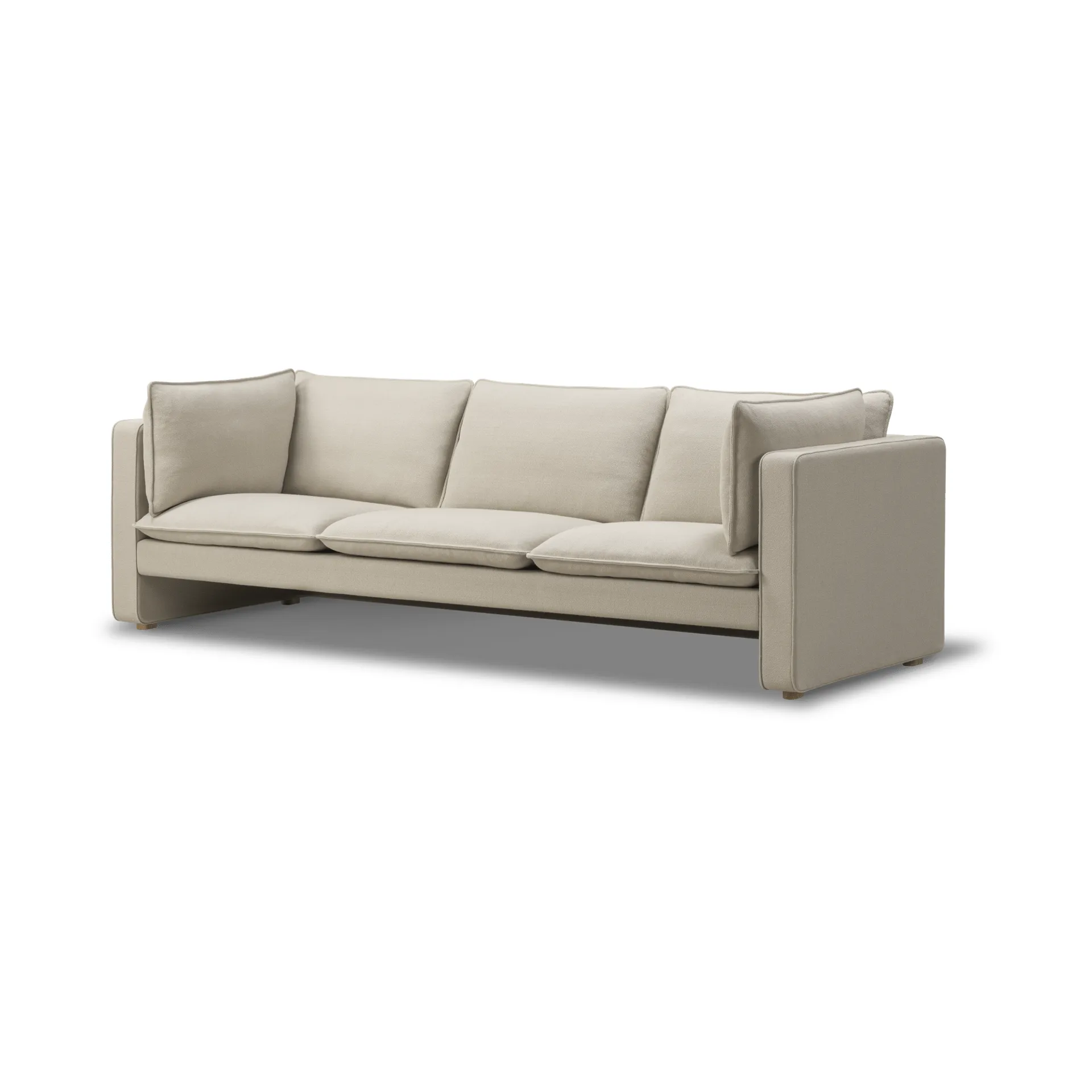 Jota canapé, Vidar 146-chêne huilé clair, 231 cm, 3 places Fredericia Furniture