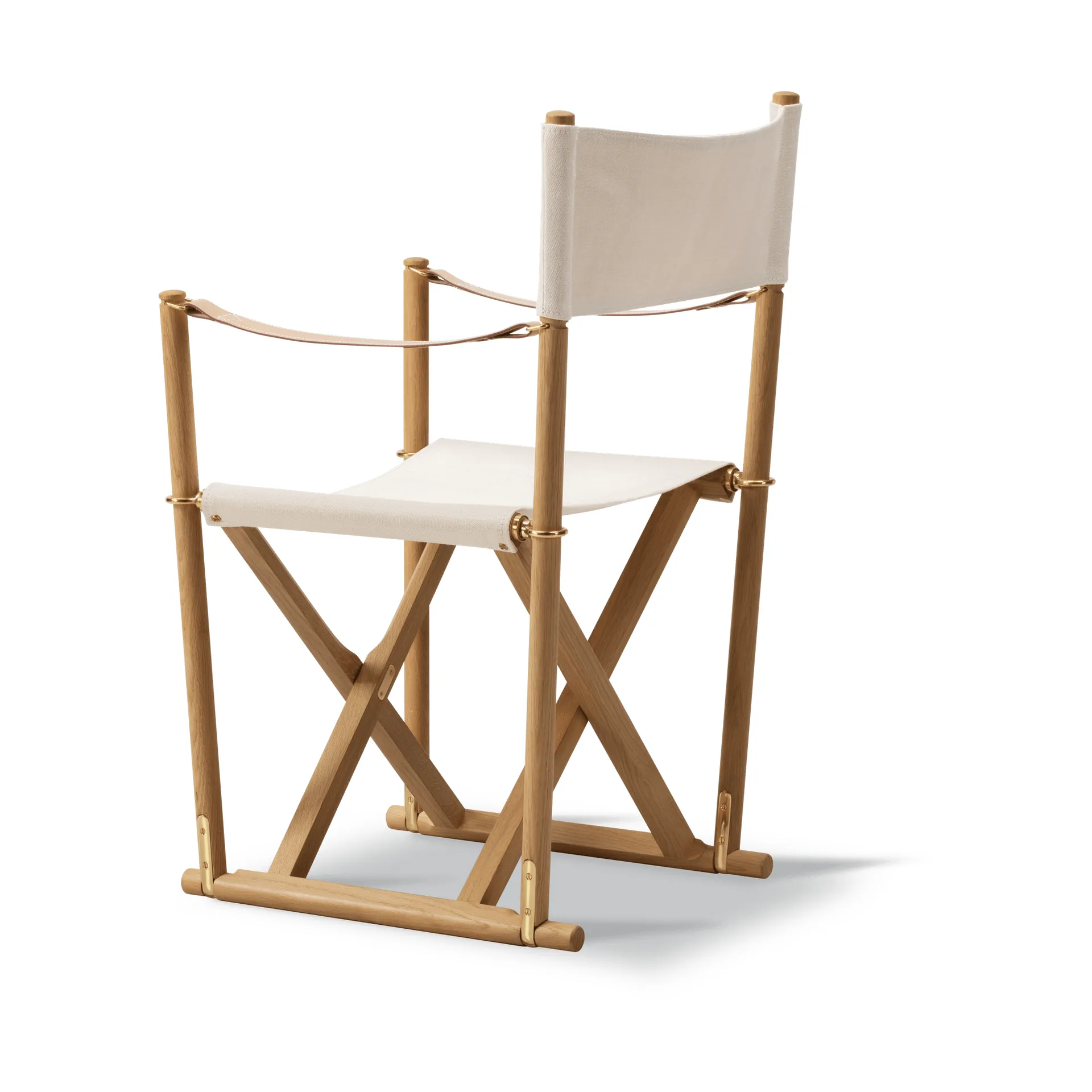 MK16 Folding Chair chaise, Off white-chêne huilé Fredericia Furniture