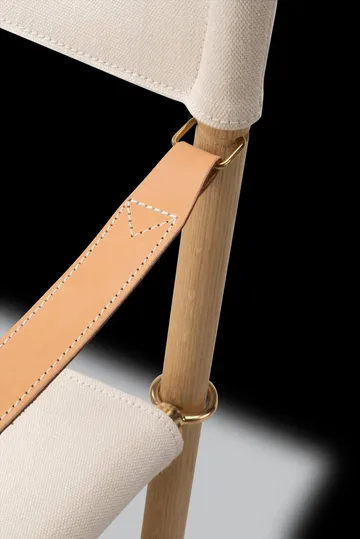 MK16 Folding Chair chaise - Off white-chêne huilé - Fredericia Furniture