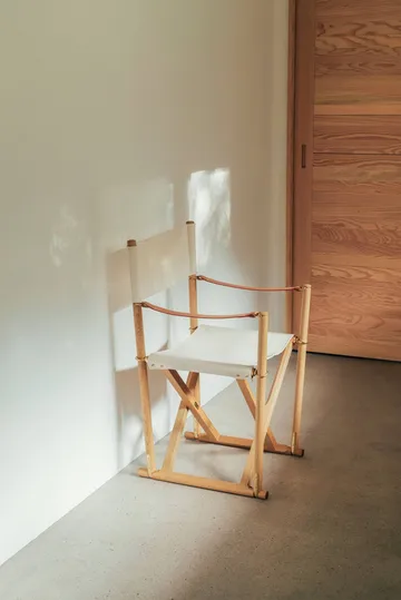 MK16 Folding Chair chaise - Off white-chêne huilé - Fredericia Furniture