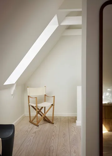 MK16 Folding Chair chaise - Off white-chêne huilé - Fredericia Furniture