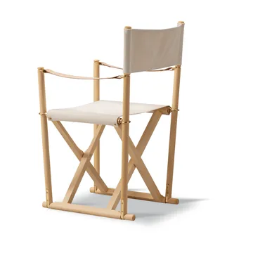 MK16 Folding Chair chaise - Off white-hêtre huilé - Fredericia Furniture