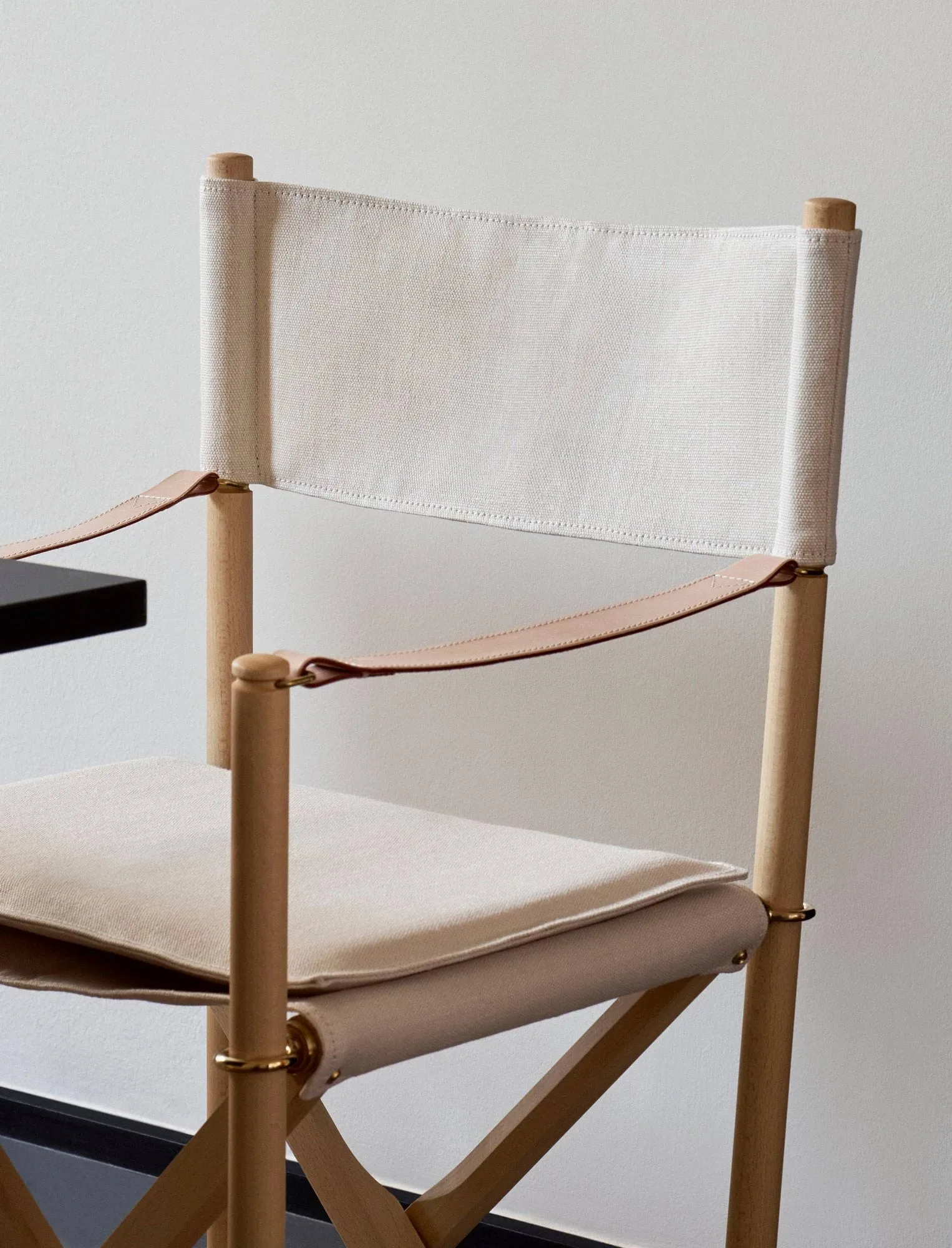MK16 Folding Chair chaise, Off white-hêtre huilé Fredericia Furniture