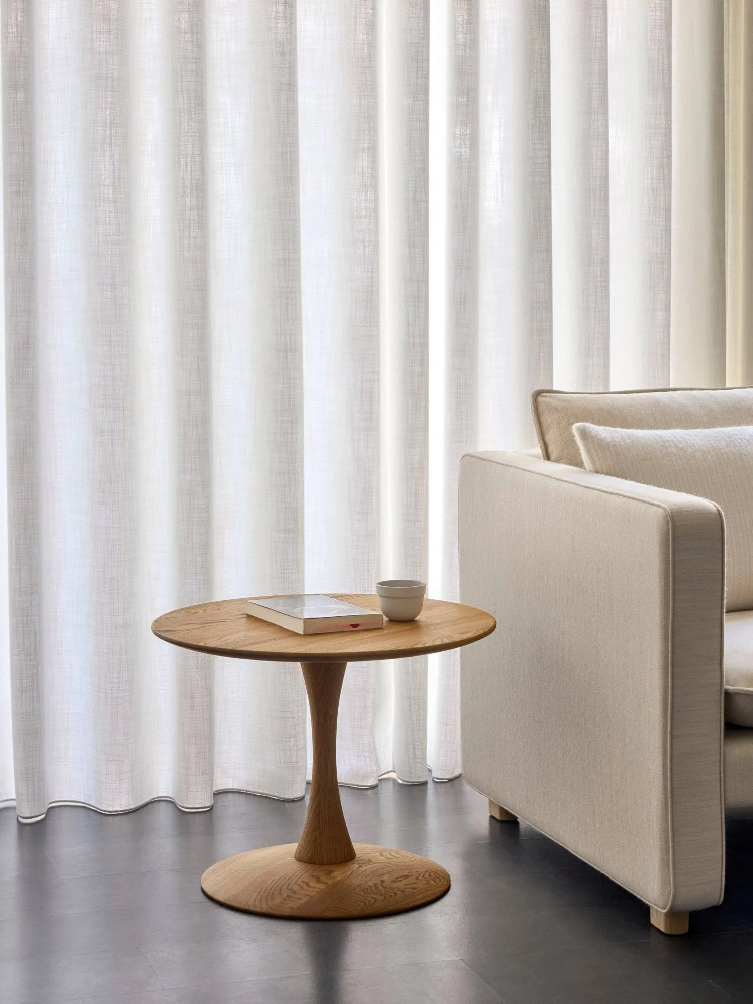ND104 Trisse table basse, Chêne huilé, Ø55x42 cm Fredericia Furniture