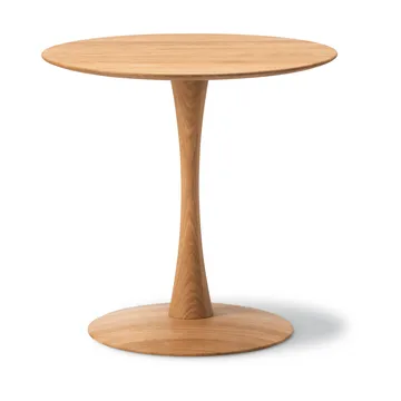 ND107 Trisse table à manger - Chêne huilé, Ø75x73 cm - Fredericia Furniture