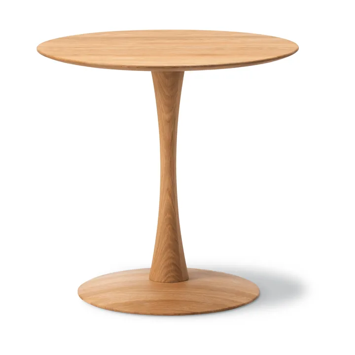 ND107 Trisse table à manger - Chêne huilé, Ø75x73 cm - Fredericia Furniture