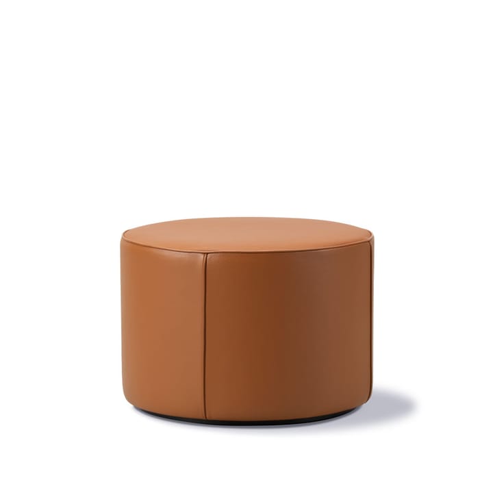 Pouf Mono - Cuir Omni 307 cognac-Ø55 cm - Fredericia Furniture