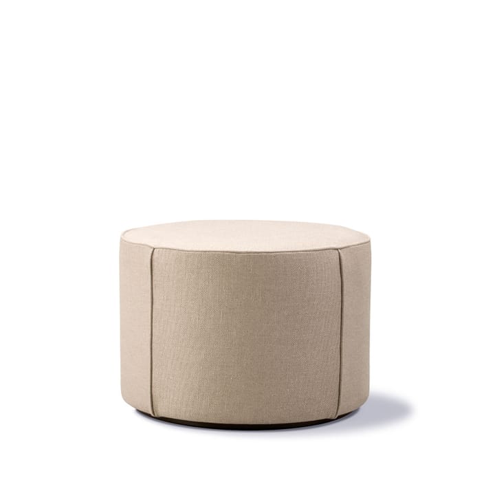 Pouf Mono - Grand Linen beige-Ø55 cm - Fredericia Furniture
