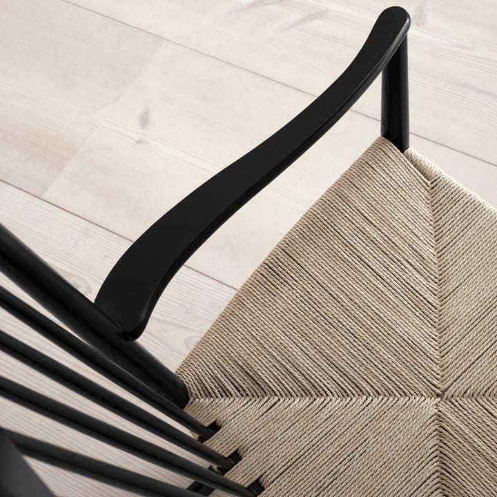 Rocking-chair J16, Noir-chêne noirci Fredericia Furniture