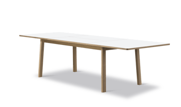Table Ana 180-280x95 cm - Nanolaminé blanc-chêne savonné - Fredericia Furniture
