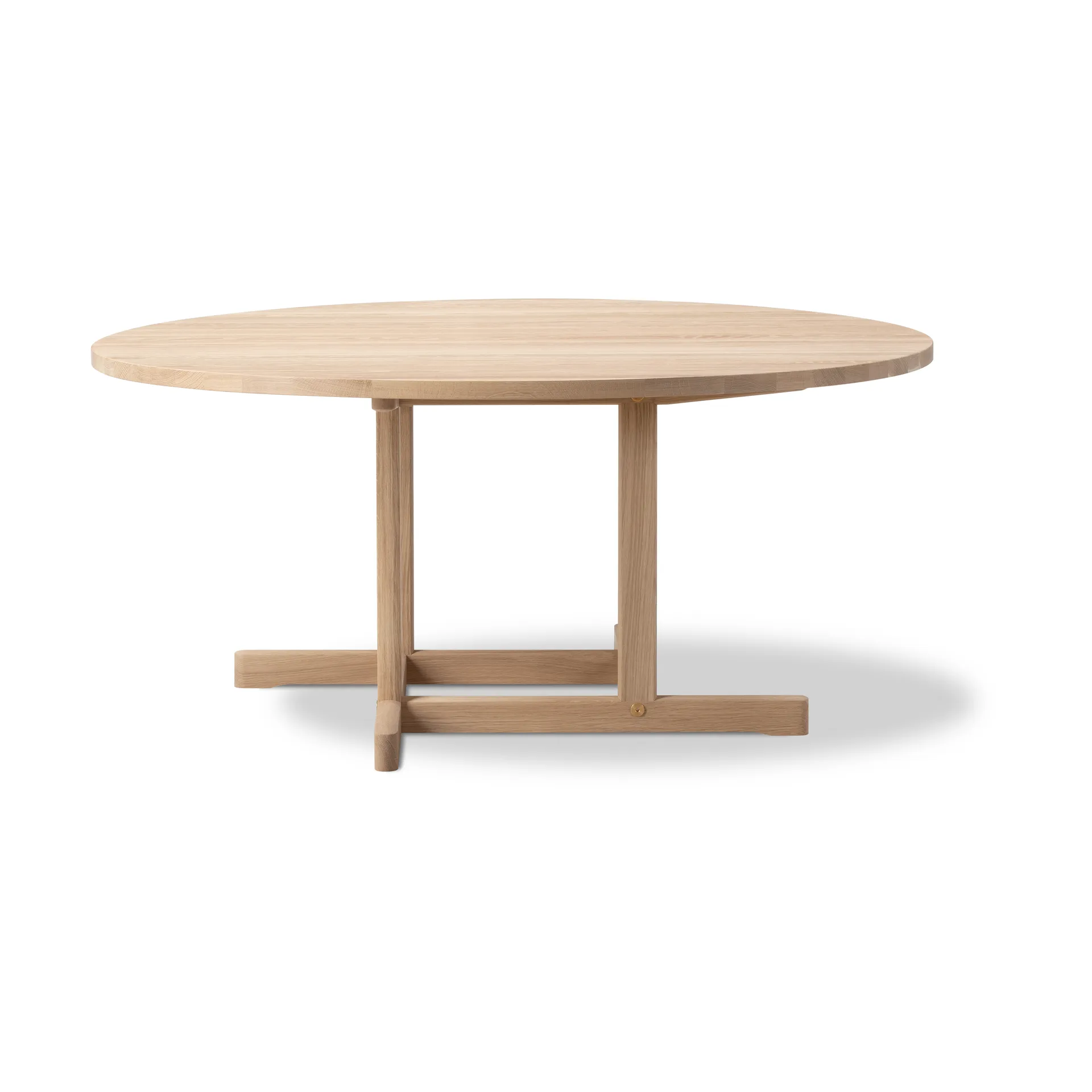 Table basse BM80 Mogensen Coffee Table Ø120 cm, Chêne savonné Fredericia Furniture