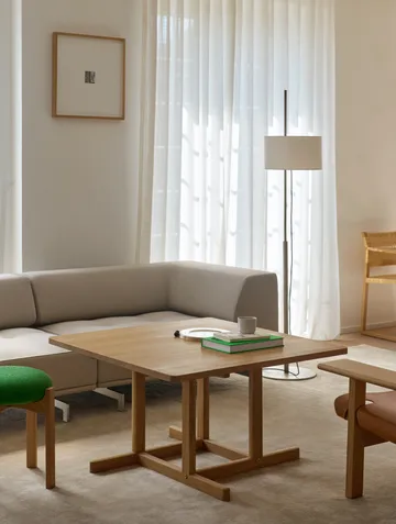 Table basse BM80 Mogensen Coffee Table 90x90 cm - Chêne clair huilé - Fredericia Furniture