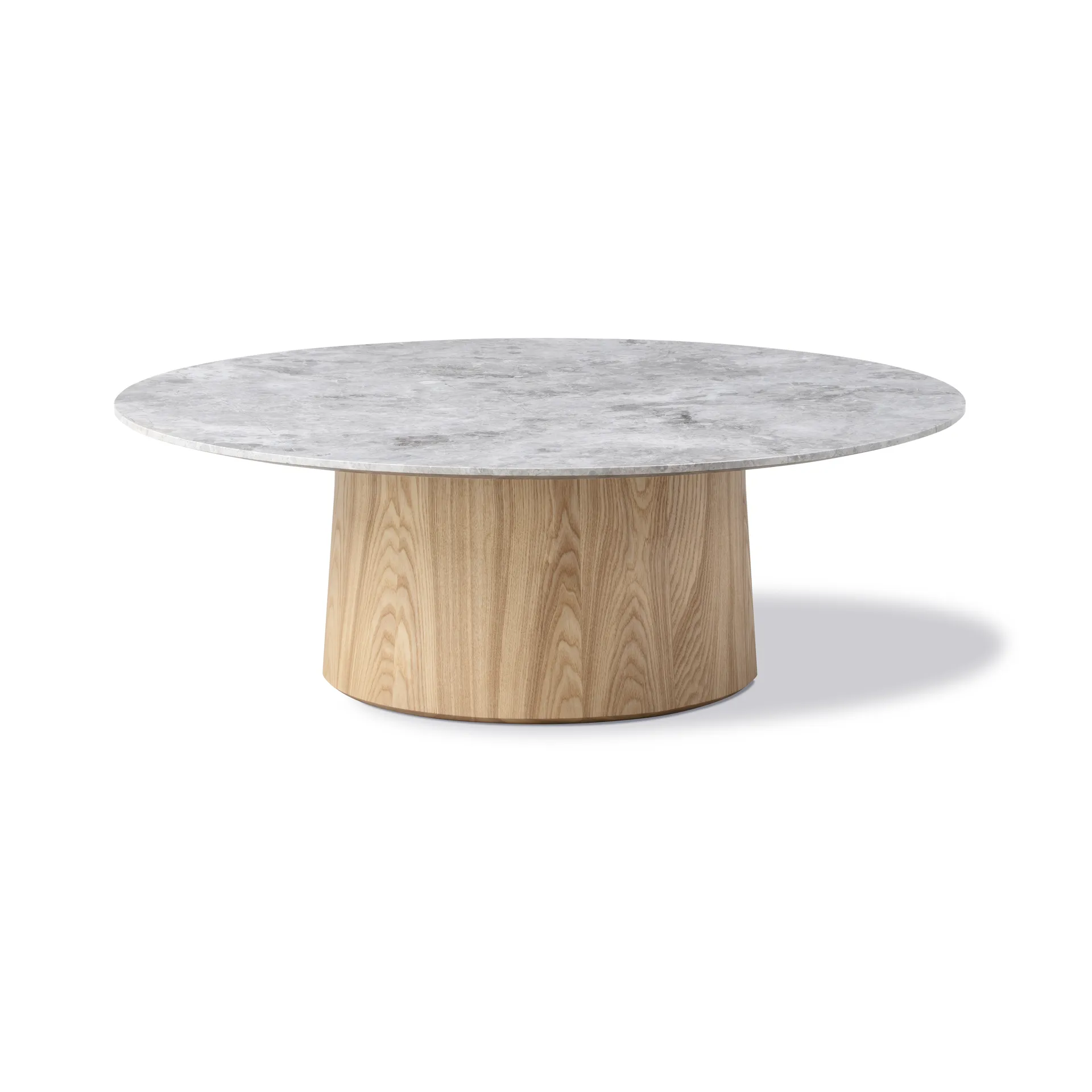 Table basse Niveau Ø110cm, Tundra Grey-ash huilé Fredericia Furniture