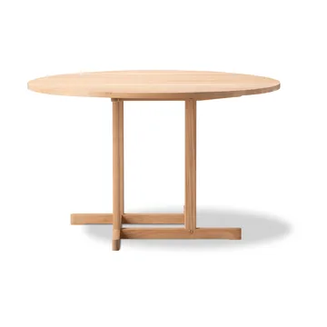 Table BM80 Mogensen Shaker Ø120 cm - Chêne clair huilé - Fredericia Furniture