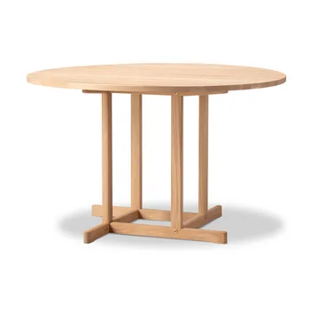 Table BM80 Mogensen Shaker Ø120 cm - Chêne clair huilé - Fredericia Furniture