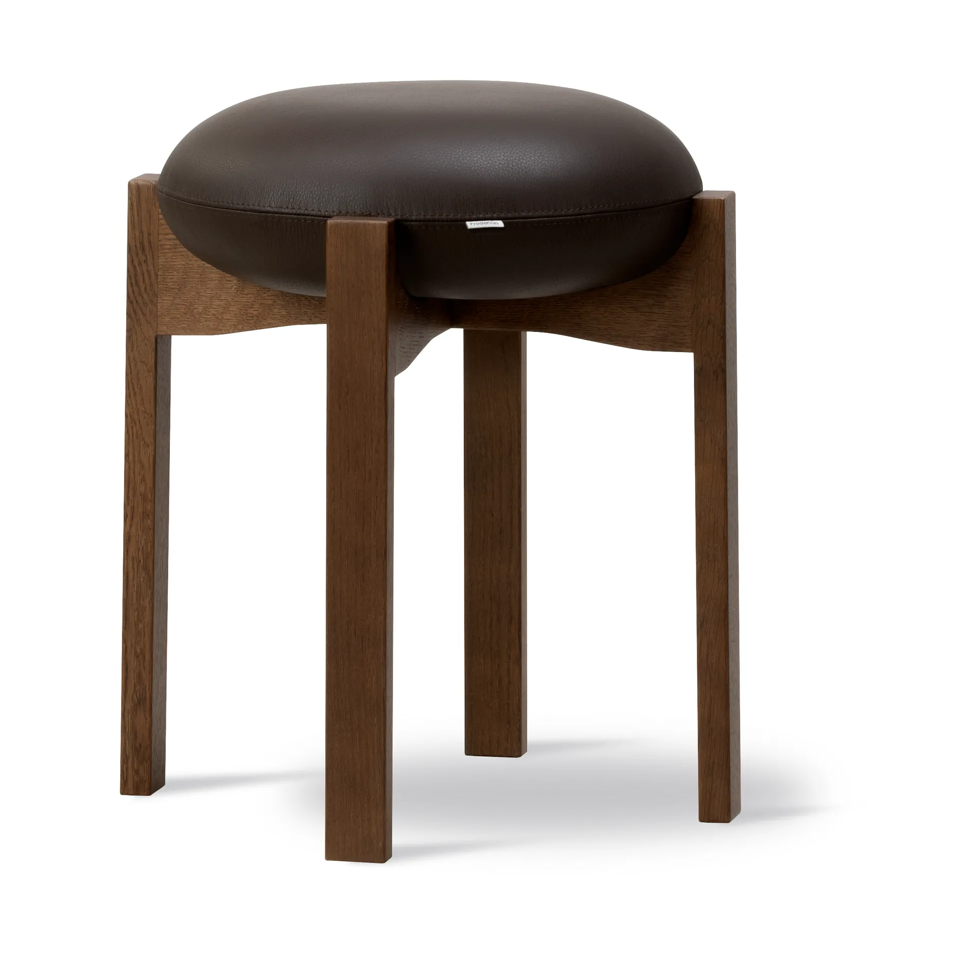 Tabouret Pioneer bas, Primo 86-1-chêne laqué teinté fumé Fredericia Furniture