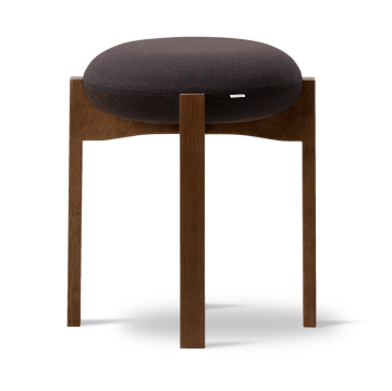 Tabouret Pioneer bas - Vidar 386-chêne laqué teinté fumé - Fredericia Furniture