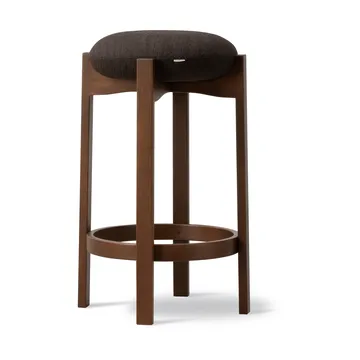 Tabouret Pioneer haut - Odino RC41 dark brown-hêtre laqué foncé - Fredericia Furniture