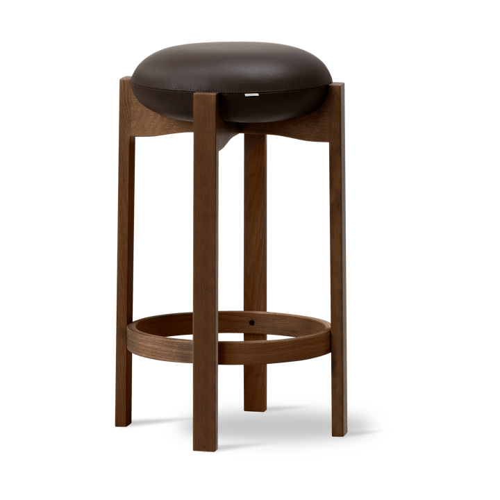 Tabouret Pioneer haut - Primo 86-1-chêne laqué teinté fumé - Fredericia Furniture