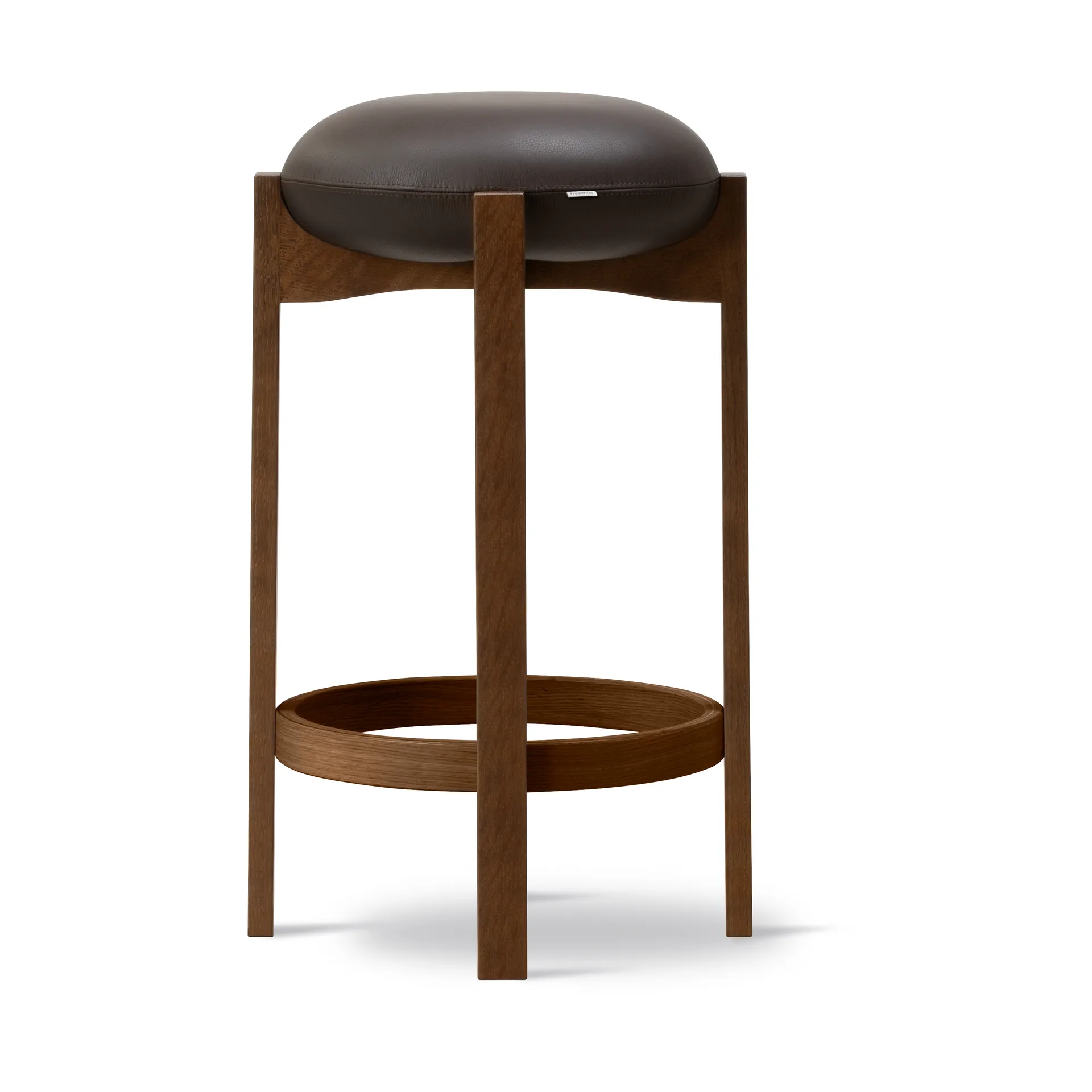 Tabouret Pioneer haut, Primo 86-1-chêne laqué teinté fumé Fredericia Furniture