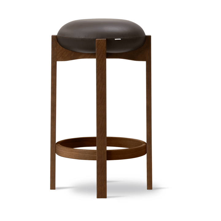 Tabouret Pioneer haut, Primo 86-1-chêne laqué teinté fumé Fredericia Furniture