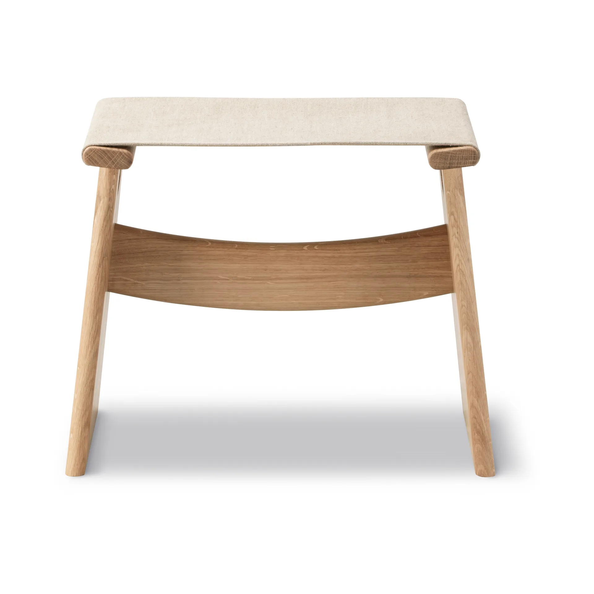 Tabouret Seto, Canvas naturel-chêne huilé Fredericia Furniture