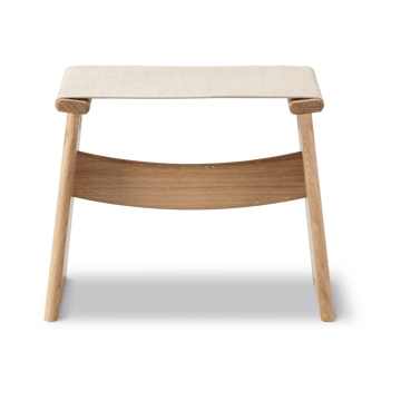 Tabouret Seto - Canvas naturel-chêne huilé - Fredericia Furniture