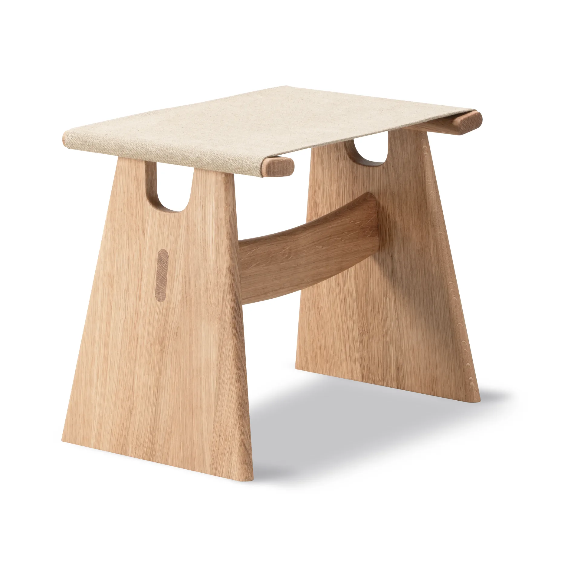 Tabouret Seto, Canvas naturel-chêne huilé Fredericia Furniture