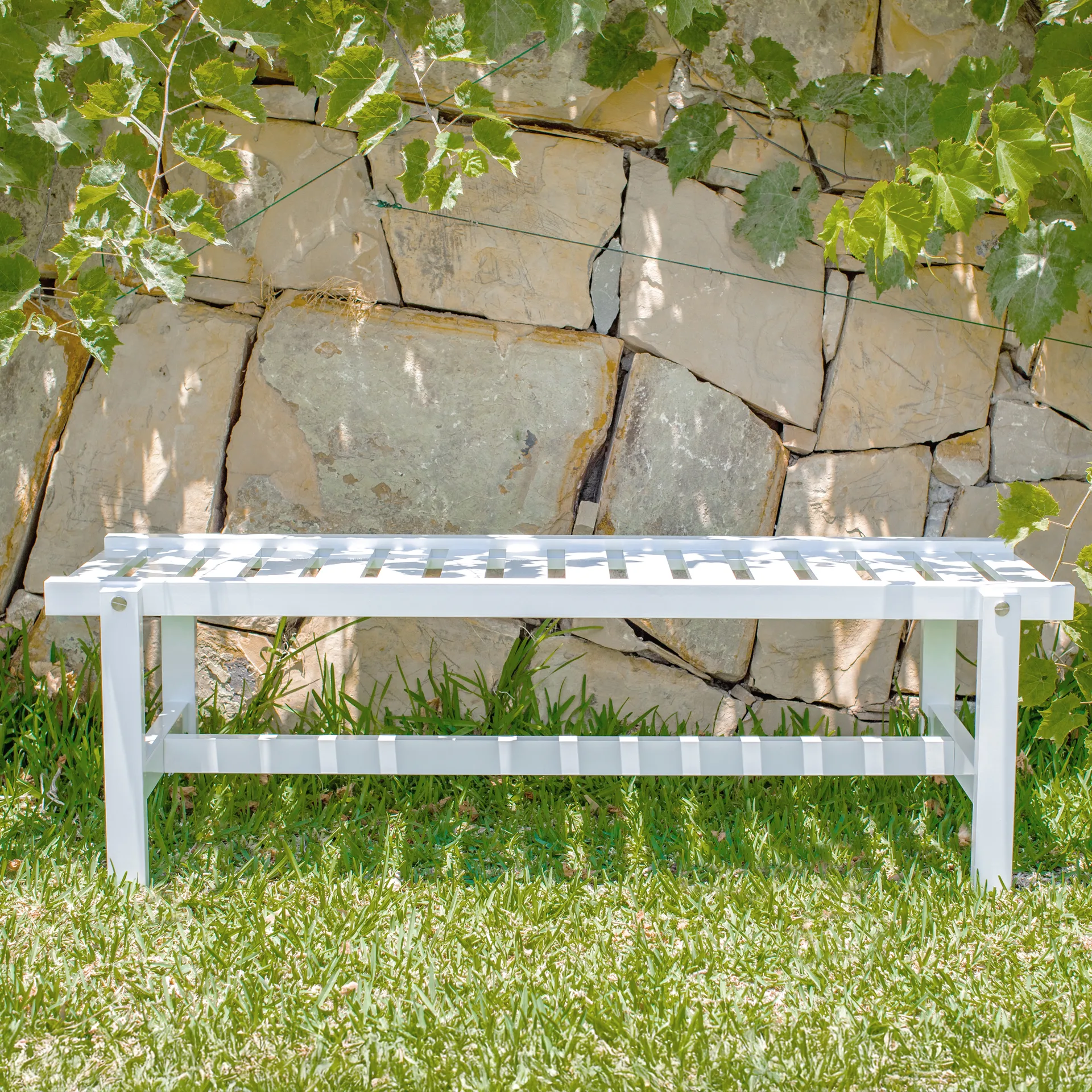 Banc 45, Blanc, 135 cm Fri Form