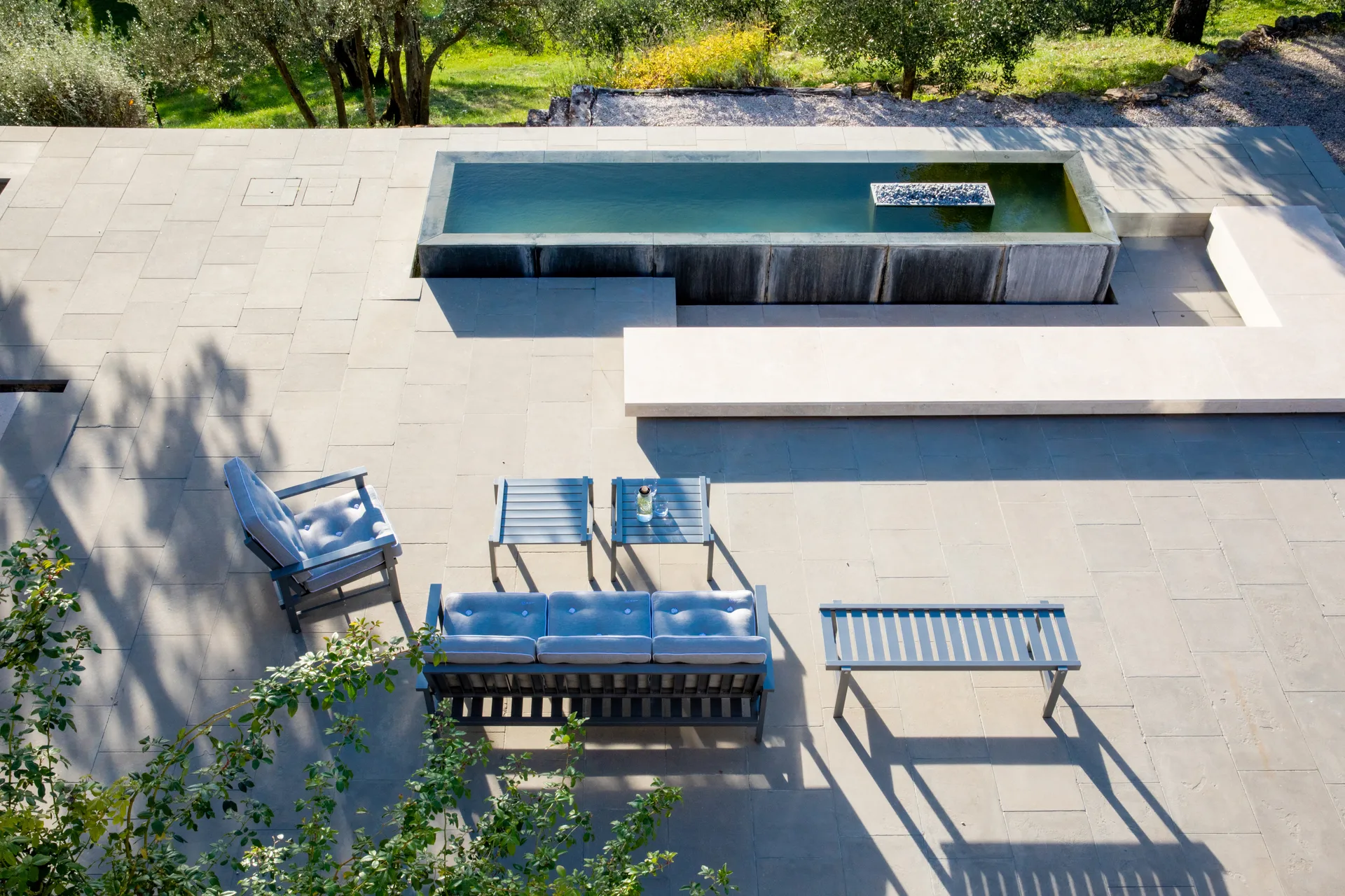 Banc 45, Gris, 135 cm Fri Form