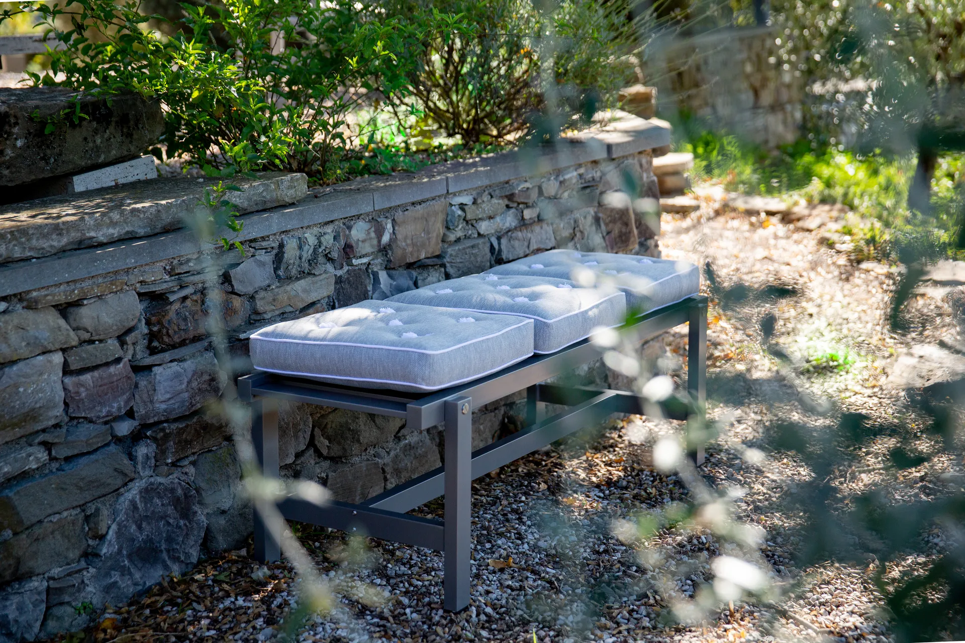 Banc 45, Gris, 135 cm Fri Form