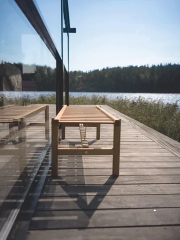 Banc 45 - Teck, 135 cm - Fri Form