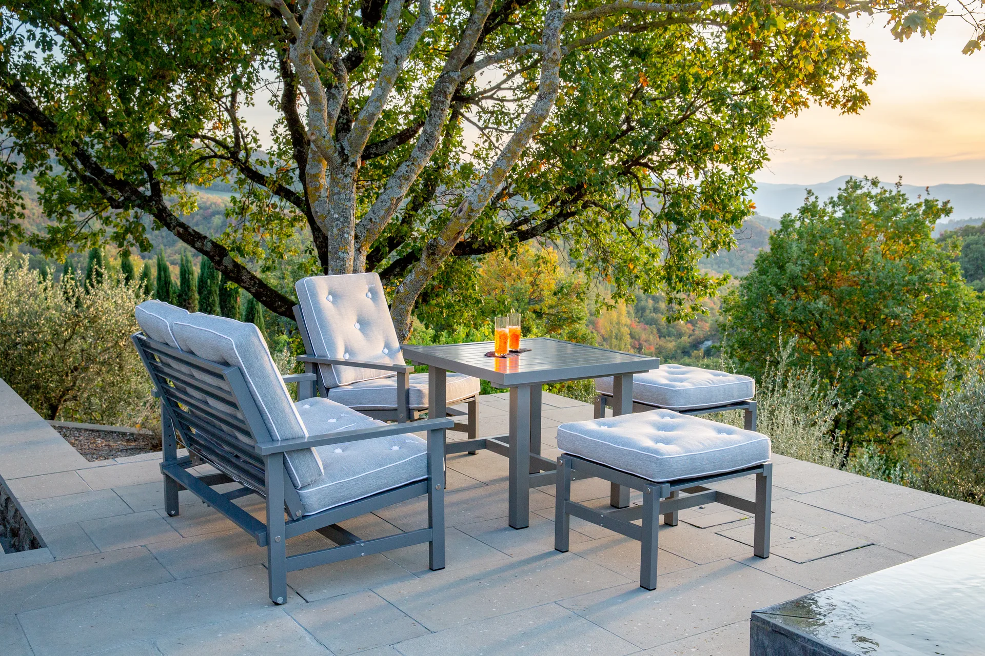 Canapé 08, Gris, 2-places Fri Form