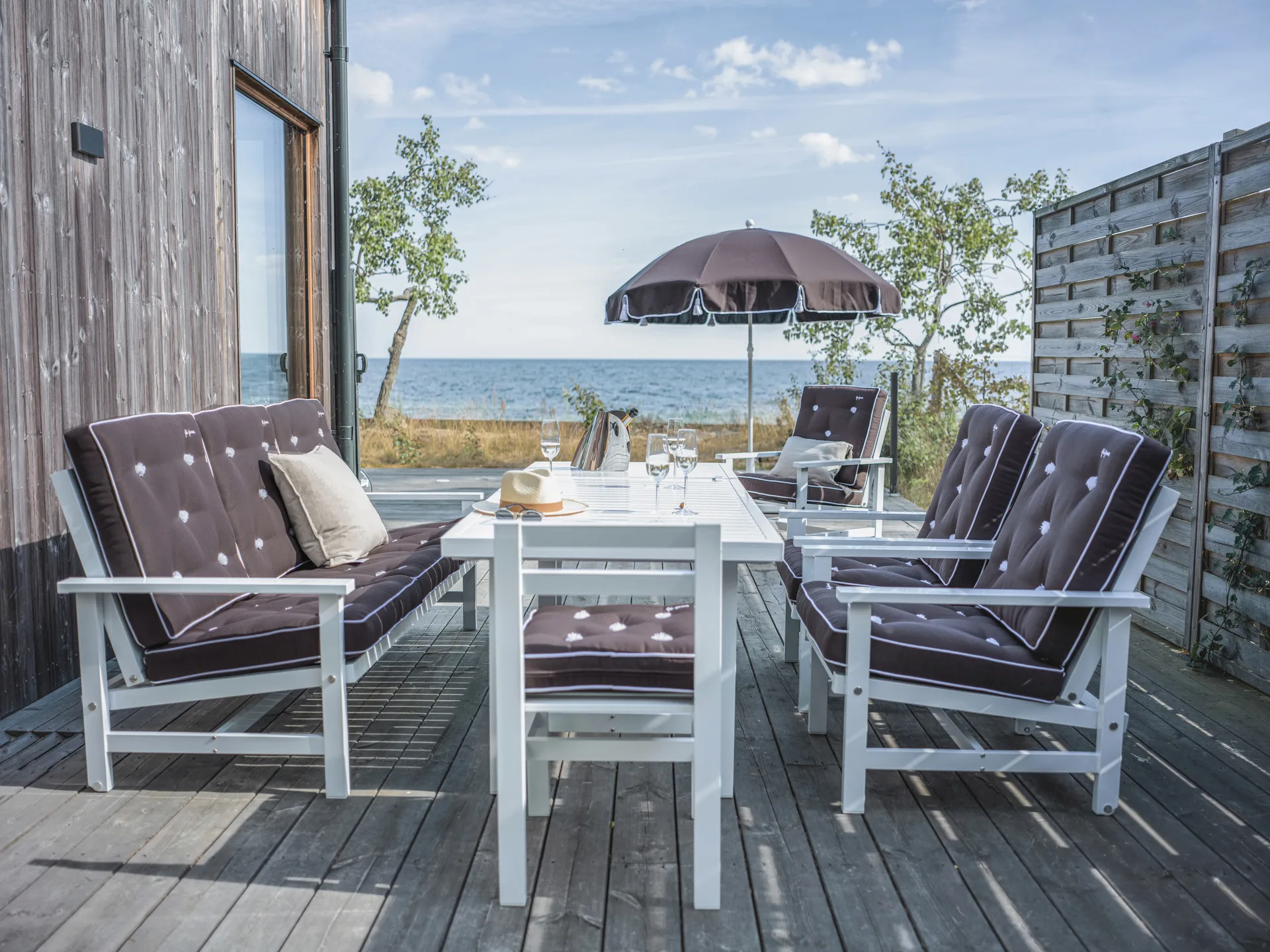 Canapé 09, Blanc, 3-places Fri Form