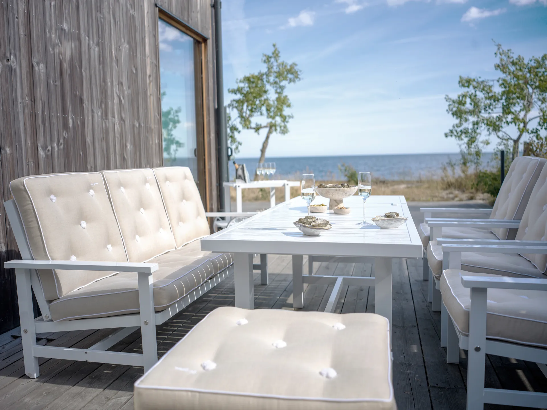 Canapé 09, Blanc, 3-places Fri Form