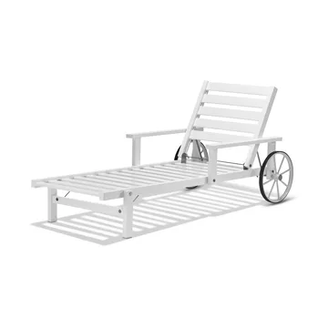 Chariot de repos 31 - Blanc, 79x174 cm - Fri Form