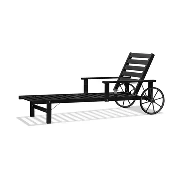 Chariot de repos 31 - Noir, 79x174 cm - Fri Form