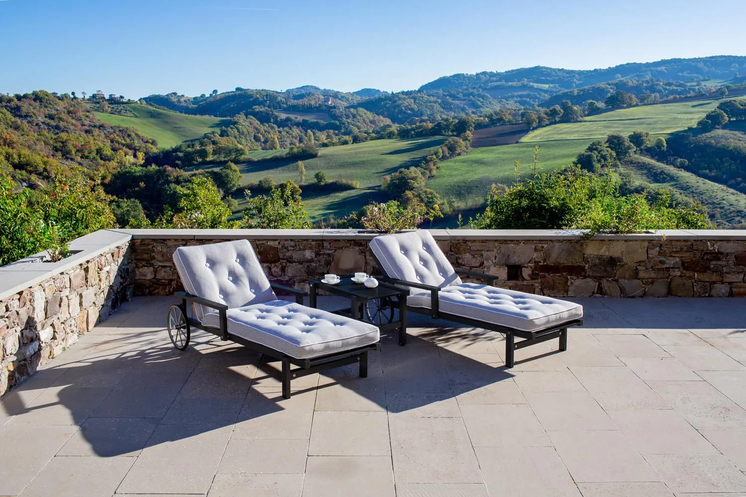 Chariot de repos 31, Noir, 79x174 cm Fri Form