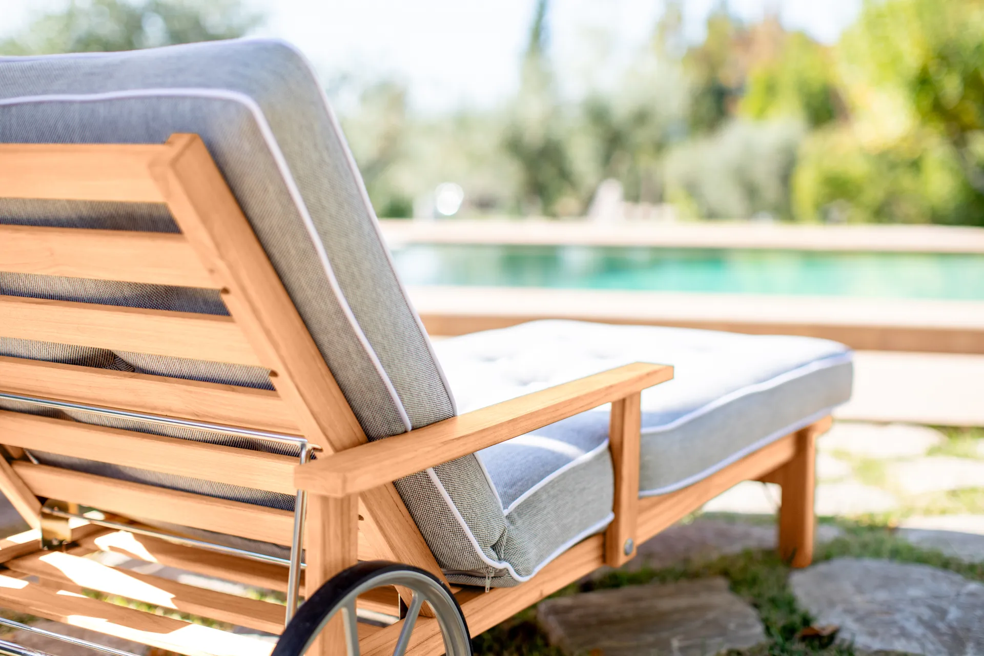 Chariot de repos 31, Redwood, 78x171 cm Fri Form