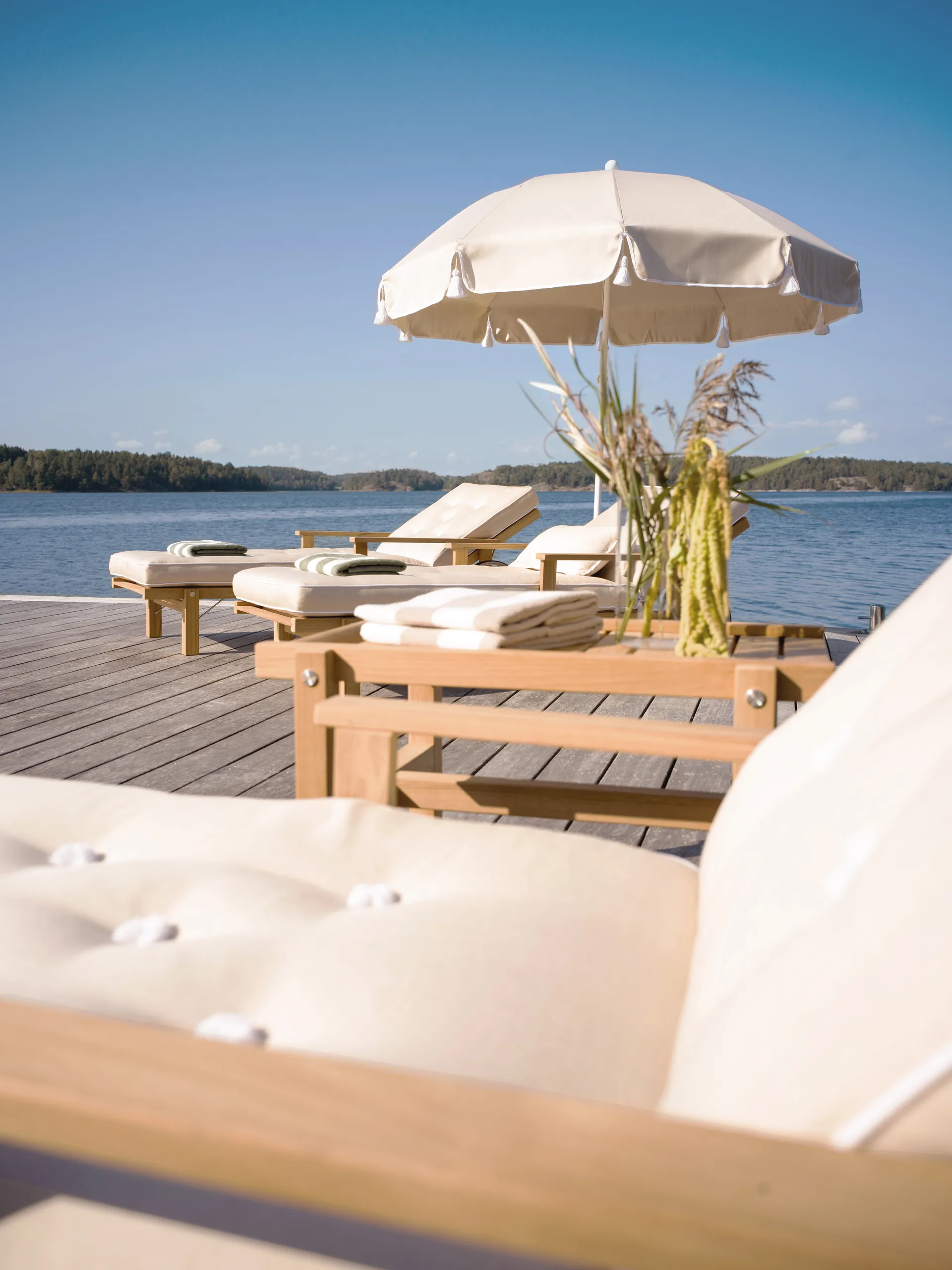 Chariot de repos 31, Teck, 78x171 cm Fri Form