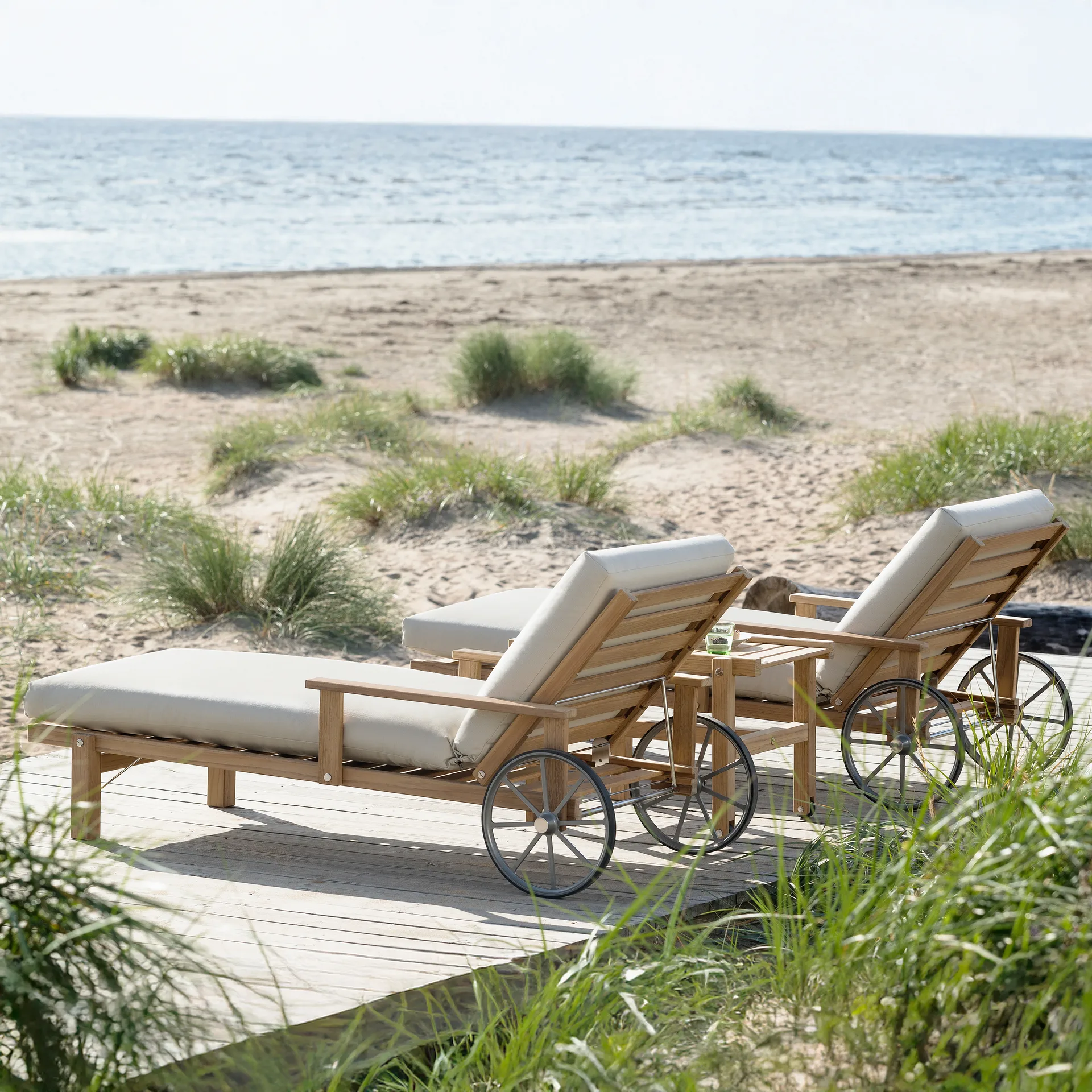 Chariot de repos 31, Teck, 78x171 cm Fri Form