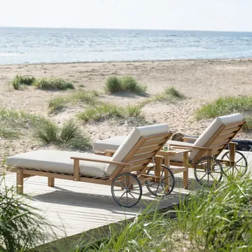 Chariot de repos 31 - Teck, 78x171 cm - Fri Form