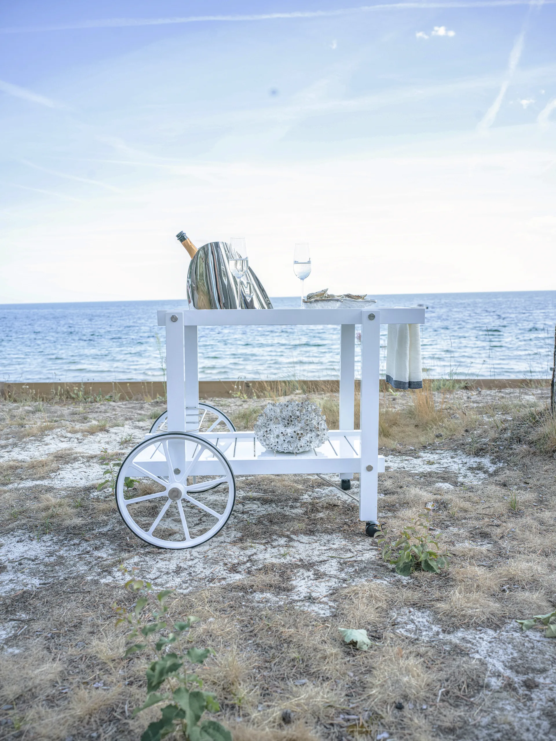 Chariot de service 14, Blanc Fri Form